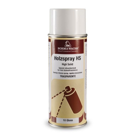 Лак-спрей с высоким сухим остатком HOLZSPRAY HS